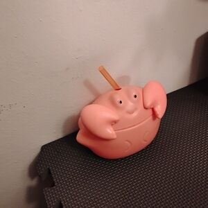 Cute Pink Crab-Shaped Container